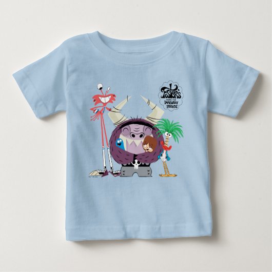 T-shirt Pour Bébé Foster's Home for Imaginary Friends | Groupe Hug (Devant)