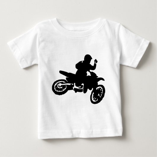 T-shirt Pour Bébé Fouet de vélo de motocross (Devant)