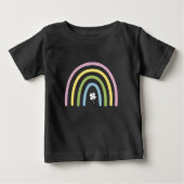 T-shirt Pour Bébé Four Leaf Clover Rainbow St Patrick's Day (Devant)