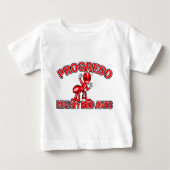 T-shirt Pour Bébé Fourmis rouges puissantes de Progreso (Devant)