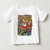 T-shirt Pour Bébé Foxy Fox (Devant)