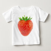 T-shirt Pour Bébé Fraise (Devant)