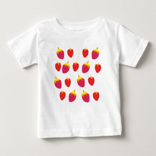 T-shirt Pour Bébé Framboise Baby Romper (Devant)