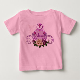 T-shirt Pour Bébé Frame Fée Bijoux Coussin Tutu Rose bébé