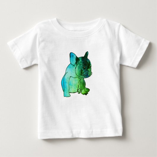 T-shirt Pour Bébé Français Chien Chien Chien Chien Chien Chien Chien (Devant)