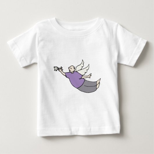 T-shirt Pour Bébé Fred Est Monté (Devant)