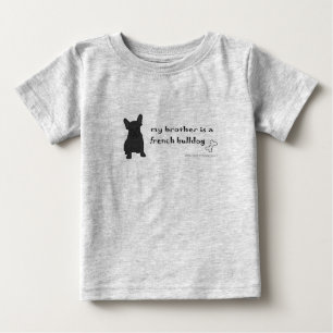 T-shirt Pour Bébé FrenchBulldogBlkBrother