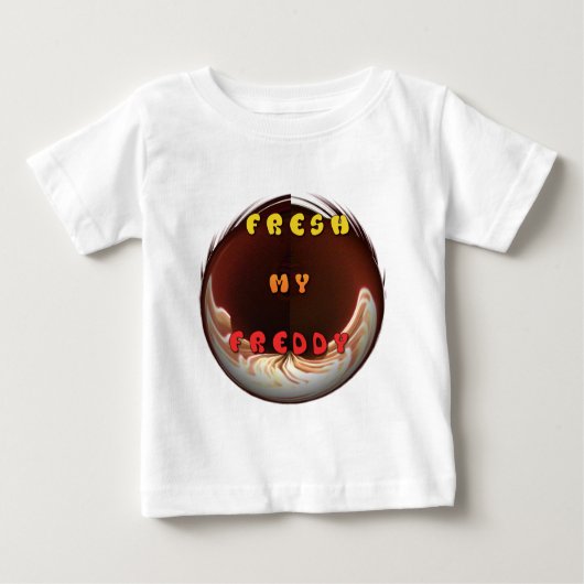 T-shirt Pour Bébé Fresh My Freddy Art Print (Devant)