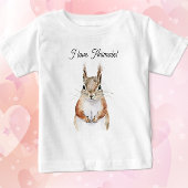 T-shirt Pour Bébé Friendly Squirrel 
