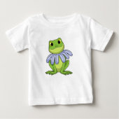 T-shirt Pour Bébé Frog with Daisy (Devant)