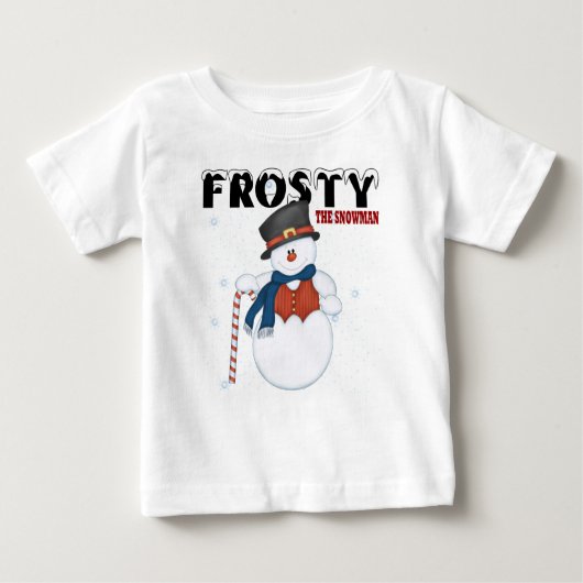 T-shirt Pour Bébé Frosty le bonhomme de neige (Devant)