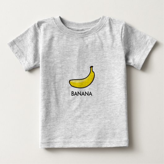 T-shirt Pour Bébé Fruit_(Banane) (Devant)