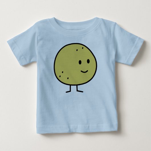 T-shirt Pour Bébé Fruits heureux de pamplemousse (Devant)