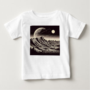 T-shirt Pour Bébé FSF Mars Paysage coupe à bois 3
