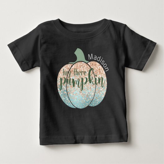 T-shirt Pour Bébé Fun Fall Halloween Parties scintillant Hey There N (Devant)