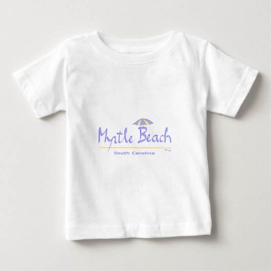 T-shirt Pour Bébé Fun Myrtle Beach, SC (Devant)
