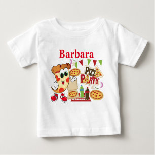 T-shirt Pour Bébé Fun Pizza Party personnalisé