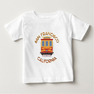 T-shirt Pour Bébé Funiculaire de San Francisco