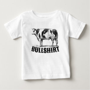 T-shirt Pour Bébé Funky Bullshirt Vache ferme rodéo