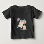T-shirt Pour Bébé Funny Birthday Unicorn (Devant)