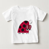 T-shirt Pour Bébé Funny et Euphoric Ladybug (Devant)