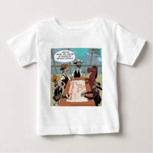 T-shirt Pour Bébé Funny Horse Bank Rober