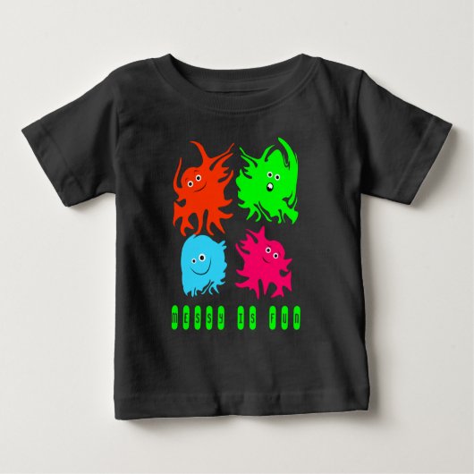 T-shirt Pour Bébé Funny monsters (Devant)