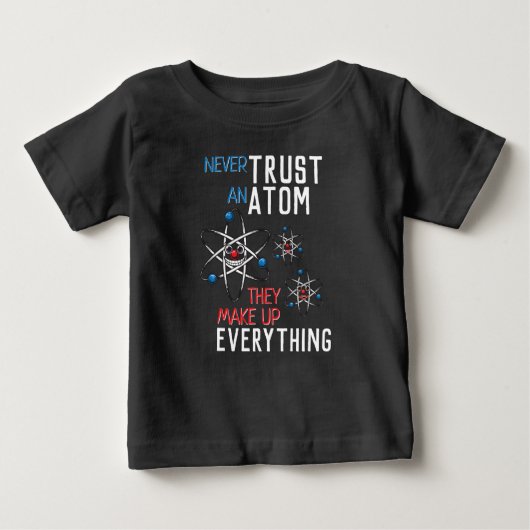 T-shirt Pour Bébé Funny Ne jamais faire confiance à un étudiant en p (Devant)