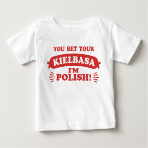 T-shirt Pour Bébé Funny Polonais Kielbasa