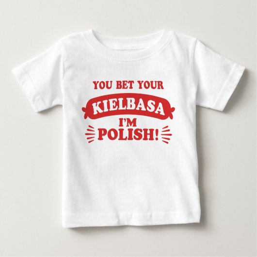 T-shirt Pour Bébé Funny Polonais Kielbasa (Devant)