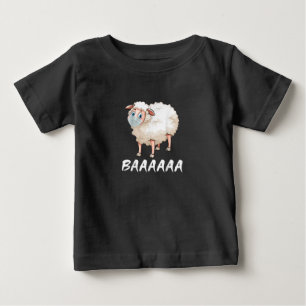 T-shirt Pour Bébé Funny Quarantine Mask Sheep Cadeaux tendance