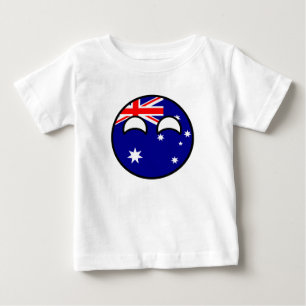 T-shirt Pour Bébé Funny Trending Geeky Australia Countryball