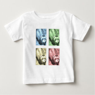 T-shirt Pour Bébé Furets drôles