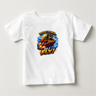 T-shirt Pour Bébé Fusée de paresseux drôle Mème, Trop paresseux pour
