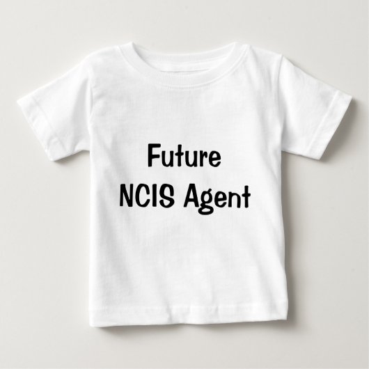 T-shirt Pour Bébé Futur agent de NCIS (Devant)