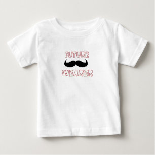 T-shirt Pour Bébé Futur bébé porteur de moustache
