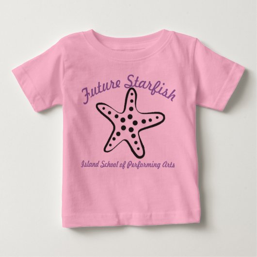 T-shirt Pour Bébé Futur bébé Starfish (Devant)