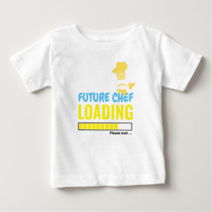 T-shirt Pour Bébé Futur Chef Chargement Cute Drôle Garçon Personnali