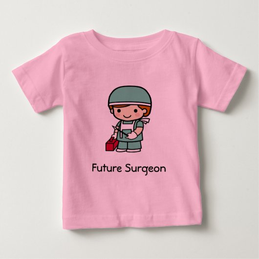 T-shirt Pour Bébé Futur chirurgien (Devant)