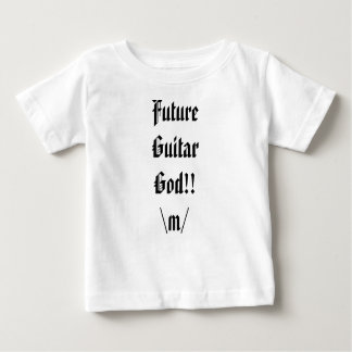 T-shirt Pour Bébé Futur Dieu de guitare ! !
