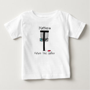 T-shirt Pour Bébé Futur disque personnalisé Golfer Baby Baby  