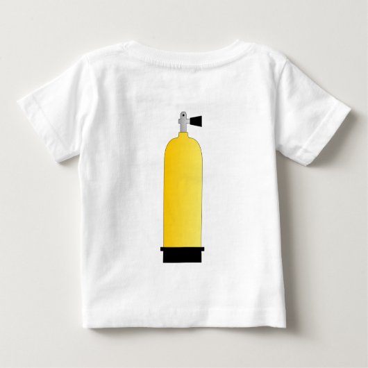 T-shirt Pour Bébé futur diver_daddy (Dos)
