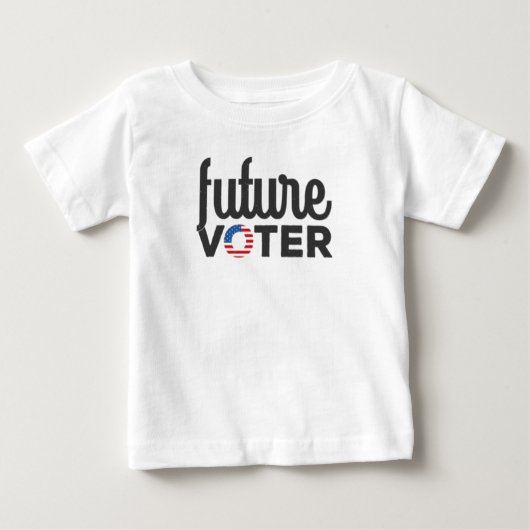 T-shirt Pour Bébé Futur électeur (Devant)
