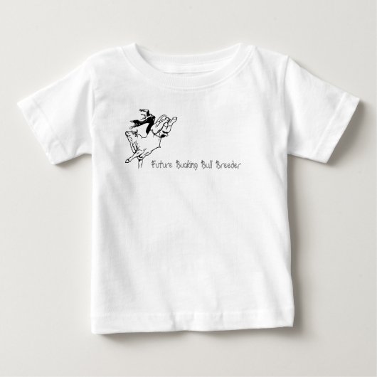 T-shirt Pour Bébé Futur éleveur s'opposant de Taureau (Devant)