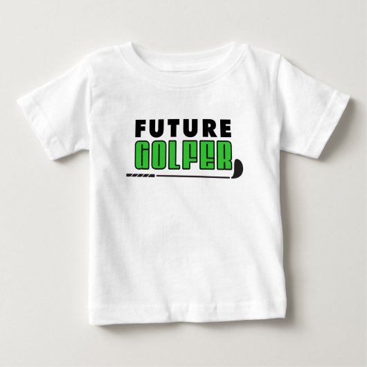 T-shirt Pour Bébé Futur Golfeur (Devant)