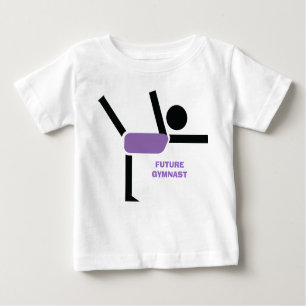 T-shirt Pour Bébé Futur gymnaste, artiste de gymnastique sur mesure