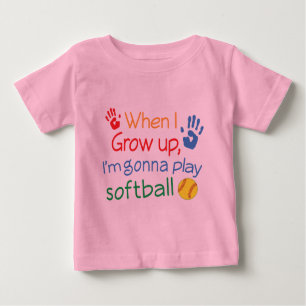 T-shirt Pour Bébé Futur joueur de base-ball