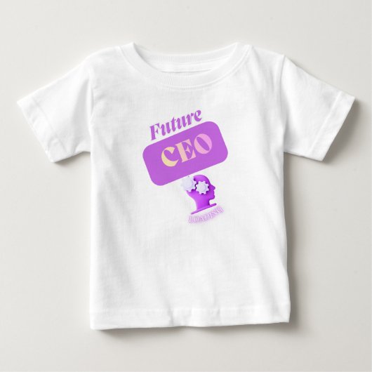 T-shirt Pour Bébé Futur PDG EN CHARGE (Devant)