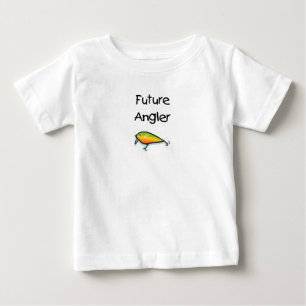 T-shirt Pour Bébé Futur pêcheur à  la ligne