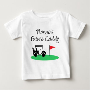 T-shirt Pour Bébé Futur petit-enfant d'Italien du chariot de Nonno